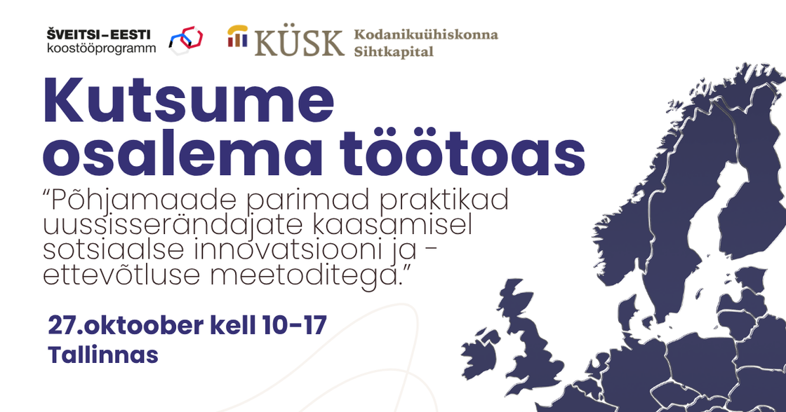 Kutsume osalema töötoas. 