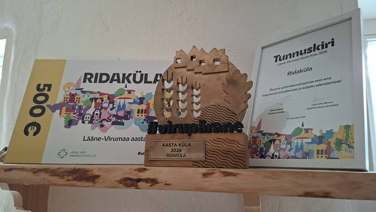 Ühe kohana käidi külas Ridaküla Seltsil, kes on saanud ka mitmeid auhindu. 
